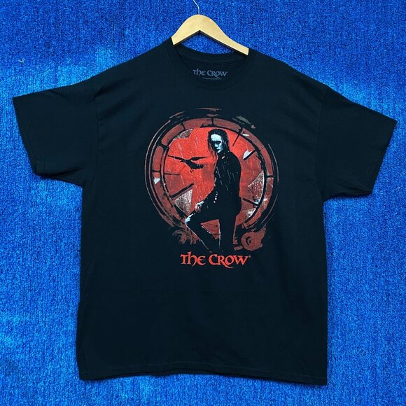 The Crow Other - The Crow Broken Window Drawing Goth Superhero Movie Tee XL